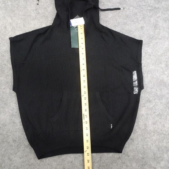 Ralph Lauren Top Womens Medium Cover Up‎ Hoodie Shirt Yoga Running Sleeveless F - Picture 3 of 11
